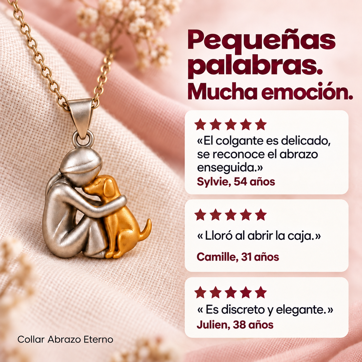 Opiniones sobre el collar Abrazo Eterno
